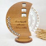 Szülőköszöntő öröknaptár - gravírozható