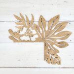 Ajtódekoráció "Forest" - dió