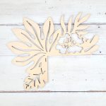 Ajtódekoráció "Forest" - natúr, díszíthető