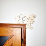 Ajtódekoráció "Jungle" - natúr, díszíthető