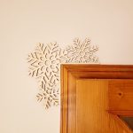 Dekoráció ajtófélfára, natúr, díszíthető