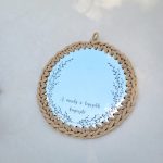 Akril tükör egyedi gravírozással