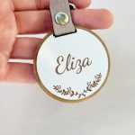 Kulcstartó gravírozással