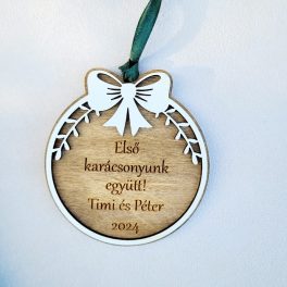 Egyedi karácsonyfadísz