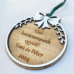 Egyedi karácsonyfadísz