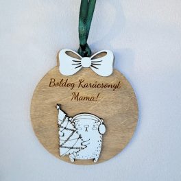 Egyedi karácsonyfadísz