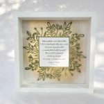 Szülőköszöntő kép egyedi szöveggravírozással