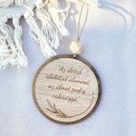 Impulzus függődísz - személyes üzenettel